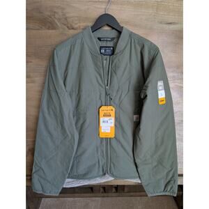 NWT Carhartt Rockford Insulated Jacket Women Large Green Rain Defender Loose Fit